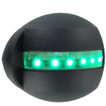 Vertical mount Stbd sidelight 2NM - Green 112.5