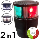 NAVIPRO 2NM Tricolour LED NAV with Anchor Light