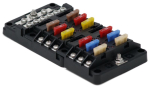 EGIS RT Fuse Block 12 Pos w/Ground & LED Indication