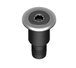 Rutgerson - Deck Filler for Waste, 50mm, thread-lock