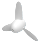 Cruising Three-blade Propeller 280 mm + Extraction Kit