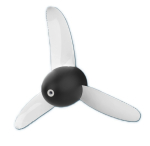 Watt & Sea Weedless Three-blade Propeller 280 mm + Extraction Kit