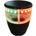 Masthead Light with Foot - 2NM - Horizontal - Tricolor + Anchor