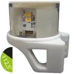 Vertical mount 1NM Starboard R ACING light - with side fittin