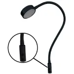 Glenan Chart table lamp-Black Warm white 10W & red 5W Vert