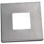 Brushed Stainless Steel spotli ght NIVIDIC (square) - 10W - W