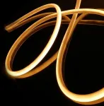 1 meter of opaque neon led str ip 12/24v 10x10mm Warm White