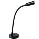 YEU Matt Black LED Flex Lamp 10W - Warm white -12/24VDC w/s