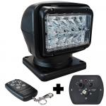 Valan 36W LED Searchlight BLK 350,000Cd 9-30VDC IP65