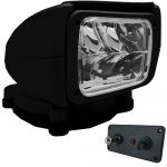 Aval 22W LED Searchlight BLK 70,000Cd 9-30VDC IP65