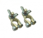 BATTERY TERMINALS (+ and -) Wing screw - Tinned brass - M8