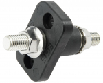 EGIS - Feed Through Terminal, Black, M10 (3/8"),