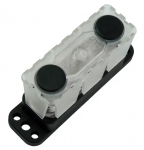 EGIS - 600a PowerBar 3 x M10 Studs with Cover