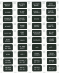 EGIS Label Set, Marine Battery Systems 40 labels - BULK PACK
