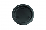 Portlight Black Round 250x30 O pening, Black inner frame
