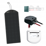 100w FLEXIBLE KIT (12V) EYELETS ON PANEL