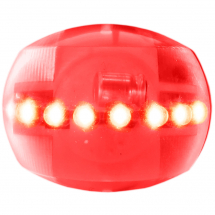 Navigation Sidelight - <20m Boat - Red 180° x 2