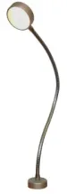 Glenan Chart table lamp-silver Warm white 10W&Red 5W w/Dimmer
