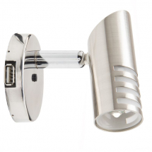 BELLE ILE led spot - switch & USB - 10W, warm white - 90