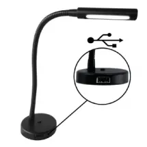 Mantagua - ARZ Chart Table LED Light w/switch & USB Socket - Matt Black - 10W