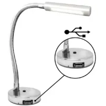 Mantagua - ARZ Chart Table LED Light w/switch & USB Socket - Silver - 10W
