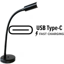 YEU chart table led light lamp with switch & USB C socket -