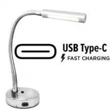 Mantagua - ARZ Chart Table LED Light w/switch & USB C Socket - Silver - 10W