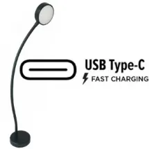 GLENAN Chart table lamp - blac k color - Horizontal - USB C -