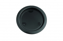 Portlight Black Round 250x30 O pening, Black inner frame