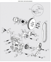 Arco Marine - High Output / High Amperage Alternator Mounting and Bracket Kit for MB Sprinter