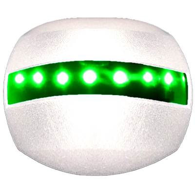 Racing Nav light Vertical 2NM-STBD (Green 112.5°) WHITE