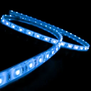 1m led strip w/3M adhesive Waterproof-Royal blue - 24VDC