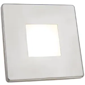 S/Steel polished spotlight NIVIDIC (square) - 10W