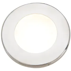 S/Steel polished spotlight TUDY (rond) - 10W