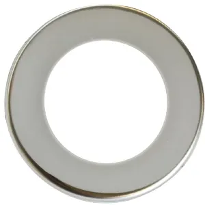 ROUZIC polished S/S, White 20W SLAVE without switch - IP67