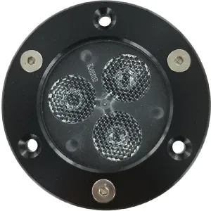 90W TRIPLE LED spreader light 10- Mat BLK anodised aluminium