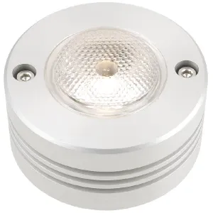30W Spreader spotlight - 25 Anodised mat aluminium warm