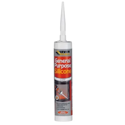 SIKA EVERBUILD - GENERAL PURPOSE SILICONE CLEAR 280ML