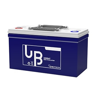 UNITECK - UNIBAT 80.12GEL GEL Battery 12V, 80Ah