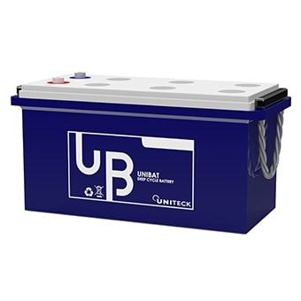 UNITECK - UNIBAT 150.12GEL - GEL Battery 12V, 150Ah