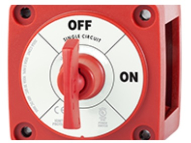 EGIS - m-Series 300A Battery Switch Off/On, Key Actuator,