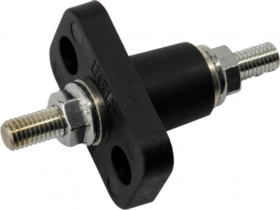 EGIS - Feed Through Terminal, Black, M8 (5/16Inch),