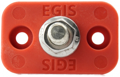 EGIS - Feed Through Terminal, Red, M8 (5/16Inch),