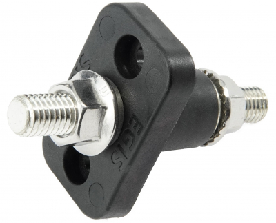EGIS - Feed Through Terminal, Black, M10 (3/8Inch),
