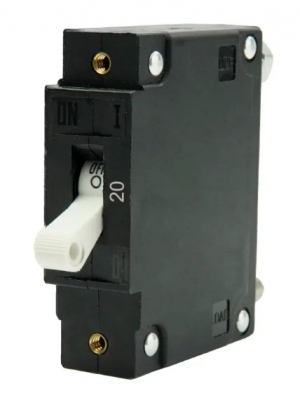 EGIS C-Series Toggle Panel Mount Circuit Breaker Single Pole AC/DC