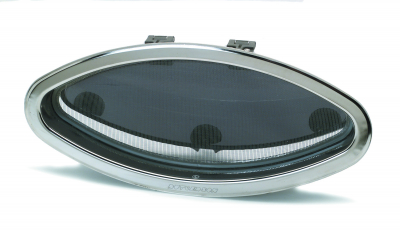 Rutgerson - Elliptical Opening Port Light with Reinforced Glass - 485 x 25mm