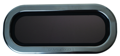 Rutgerson - Rectangular Fixed Portlight - 370 x 164mm