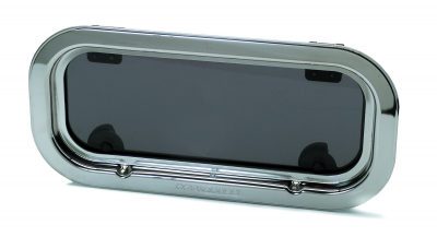 Rutgerson - Rectangular Opening Portlight with Reinforced Glass - 402 x 195mm