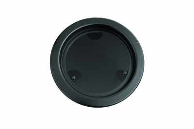 Portlight Black Round 250x30 O pening, Black inner frame