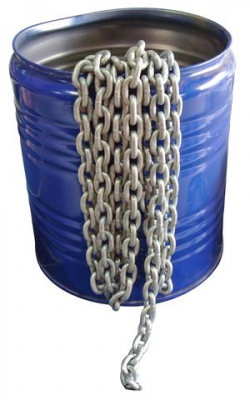 7mm Calibrated Chain Galv G40 DIN766 60M (1kg/m)